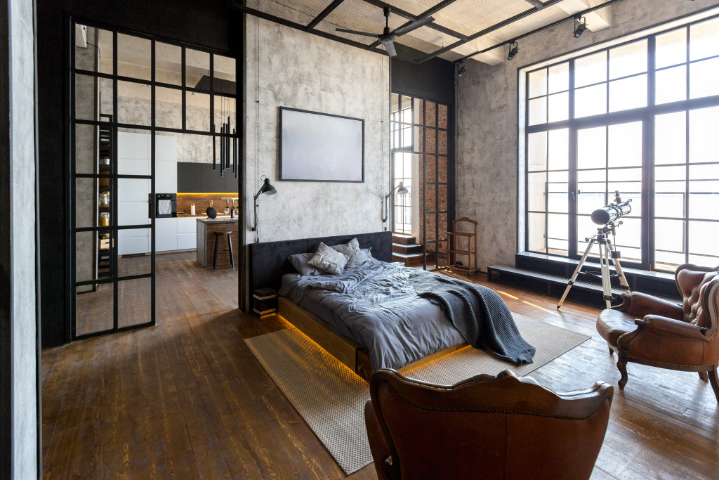 interior design of a bedroom