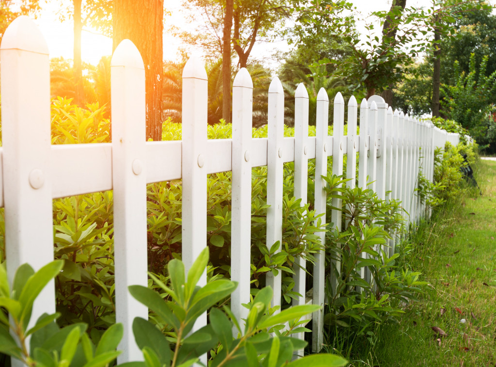 Country-style wooden fence